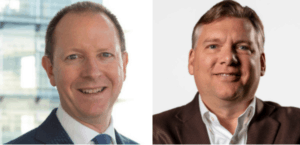Justin Sherrard, Rabobank and Michael Helmstetter from TechAccel
